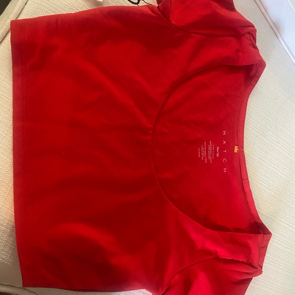 Hatch maternity crop top NWT XS RED - Picture 4 of 8